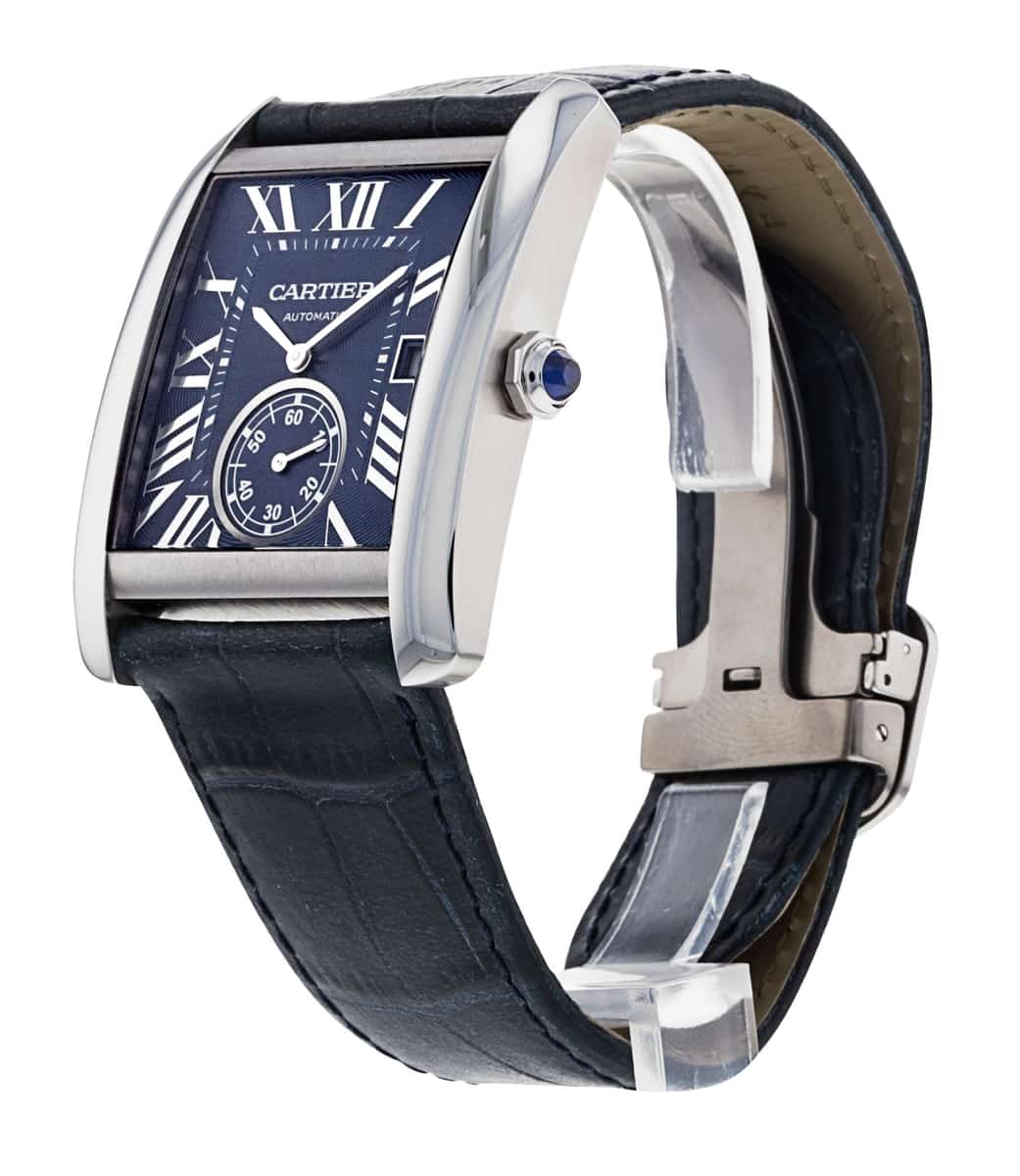Cartier tank 2025 mc blue